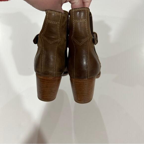 Rag & Bone Durham Brown Leather Chelsea Ankle Booties Size 7 - Picture 6 of 9